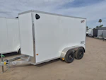 Alcom 12x6 All Aluminum XLT-P Enclosed, 7K GVWR, 72" Side Door, Ramp Door Stock #ALC254 - Thumbnail 3