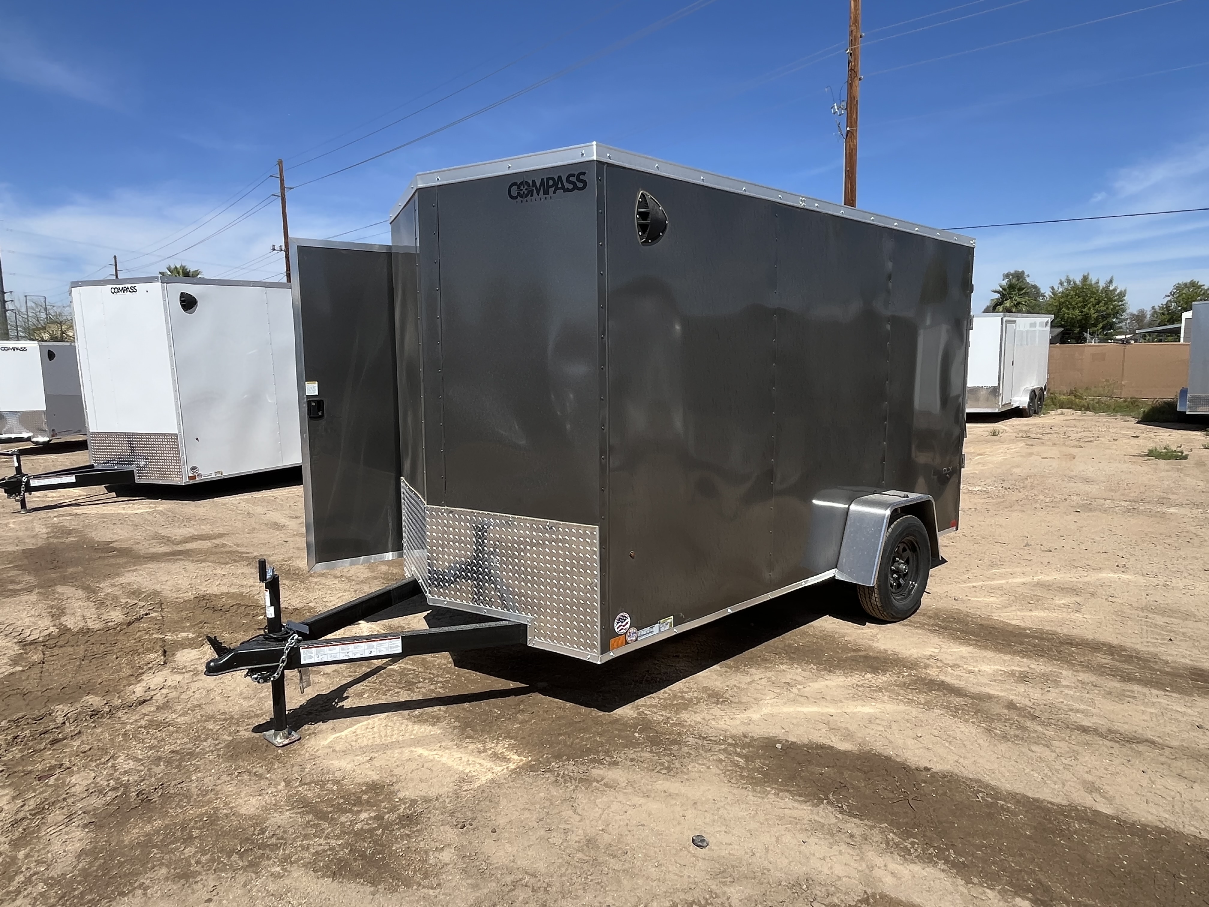 Compass 12x6 Indigo DLX, 3K GVWR, Ramp Door - Stock #CMP2808 - Image 3 of 9