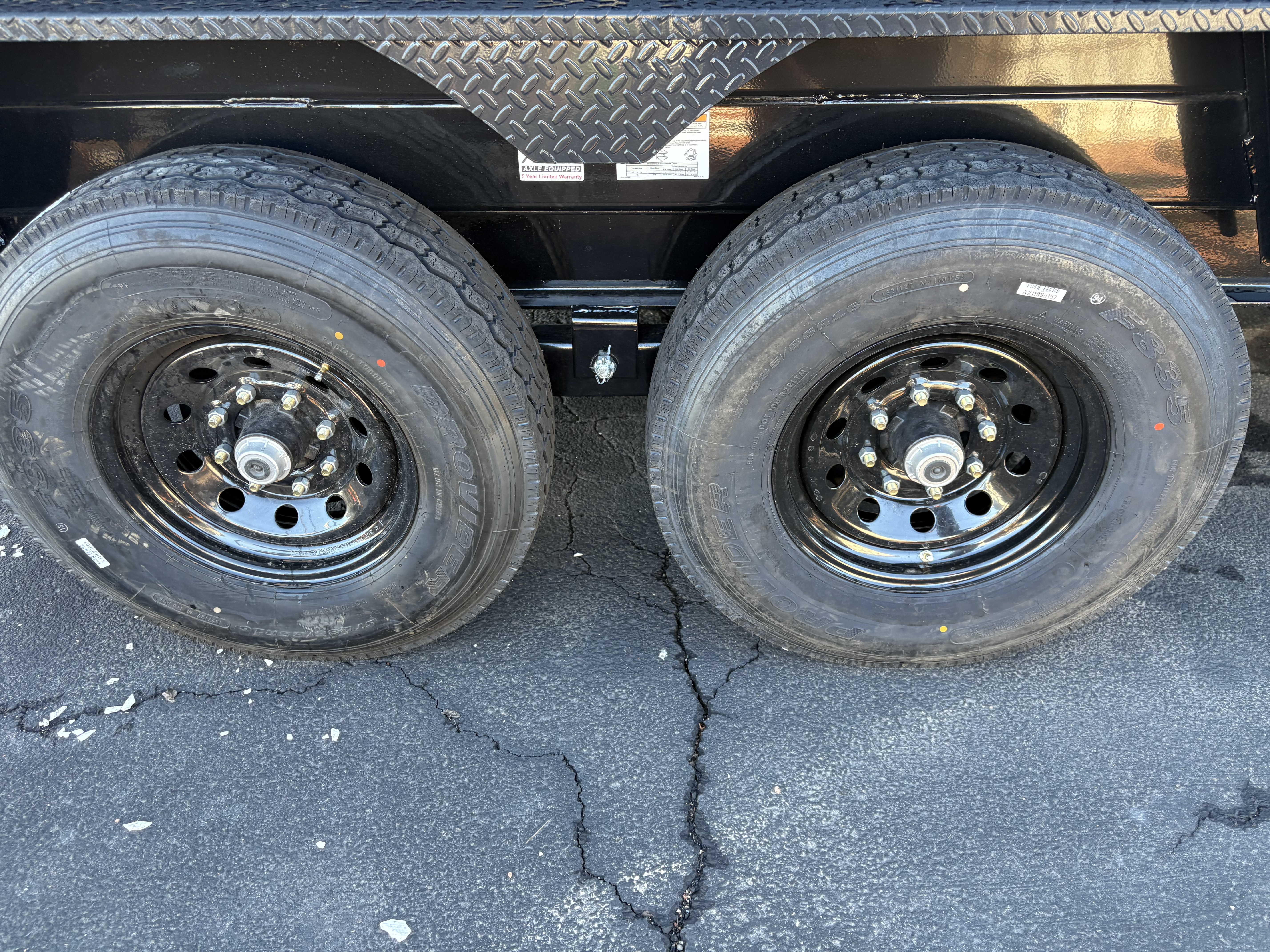 Norstar 14x83 IronBull Tandem Axle Dump, 15K GVWR, 36" Sides, Solar Charger, 14 Ply Tires - Stock #NST1374 - Image 3 of 5