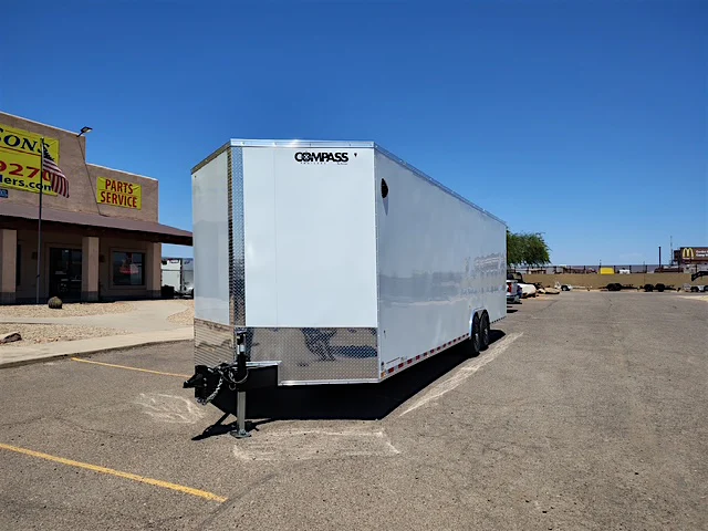 Compass 28x8.5 Jasper SE Car Hauler, 14K GVWR, Ramp Door - Stock #CMP2549 - Image 2 of 8 Compass 28x8.5 Jasper SE Car Hauler, 14K GVWR, Ramp Door - Stock #CMP2549 - Image 2 of 8