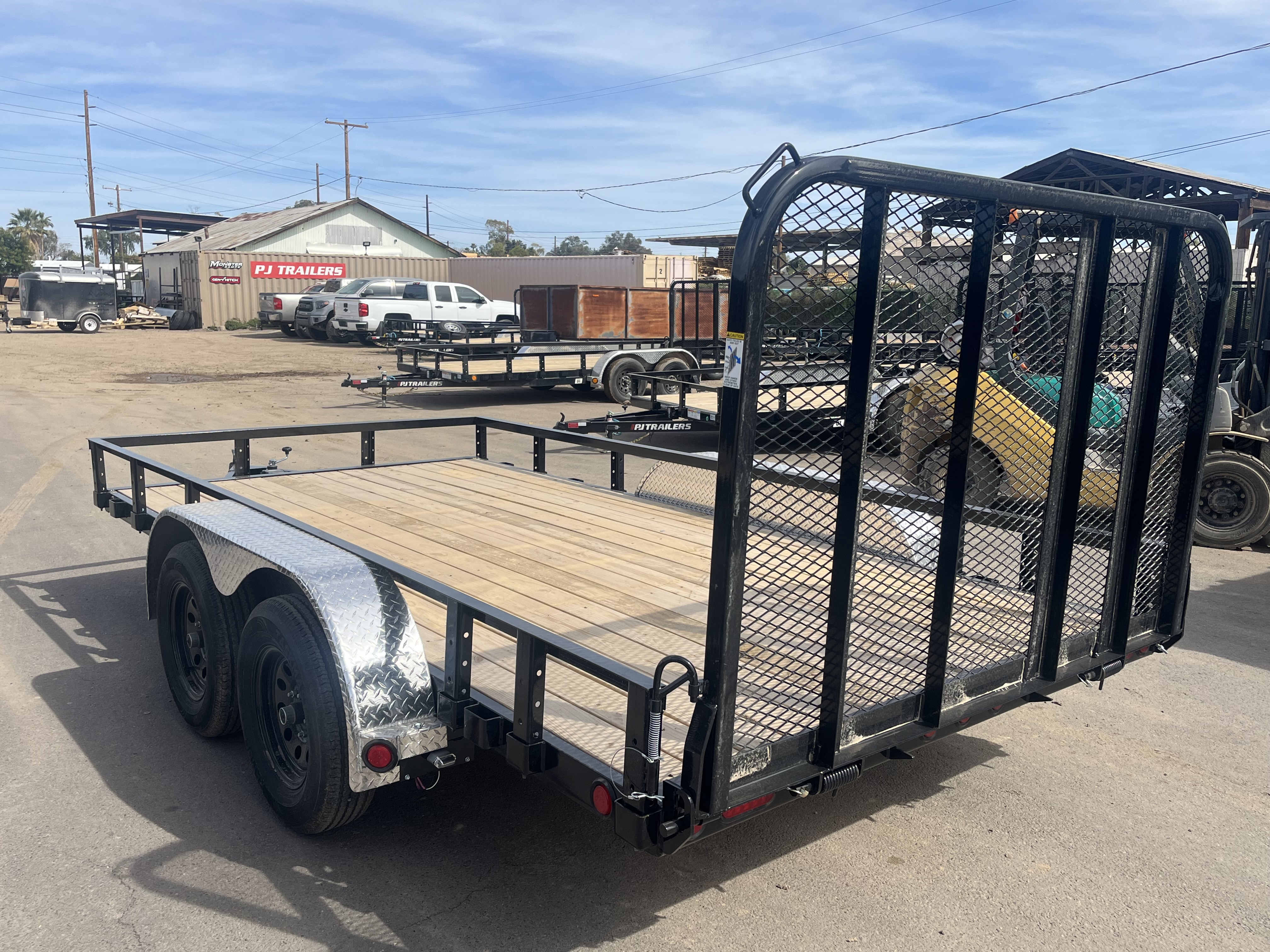 P.J. Trailers 14x83 Tandem Axle, 7K GVWR, Channel Utility - Stock #PPJ11097 - Image 6 of 8