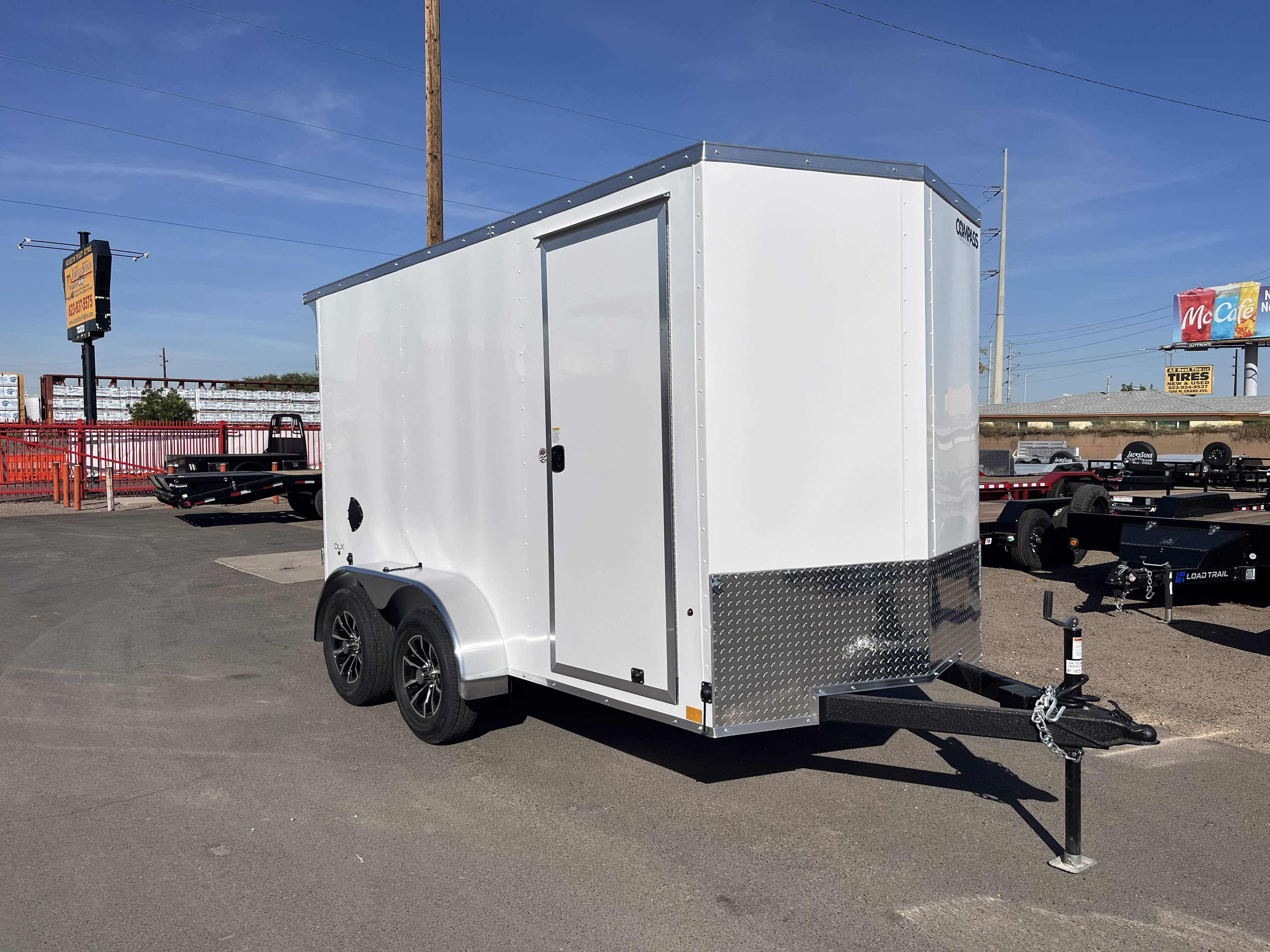 Compass 12x7 Indigo DLX, 7K GVWR, Rear Double Doors