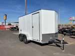 Compass 12x6 Indigo DLX, Flat Top V-Nose, 7K GVWR, Ramp Door Stock #CMP2938 - Thumbnail 9