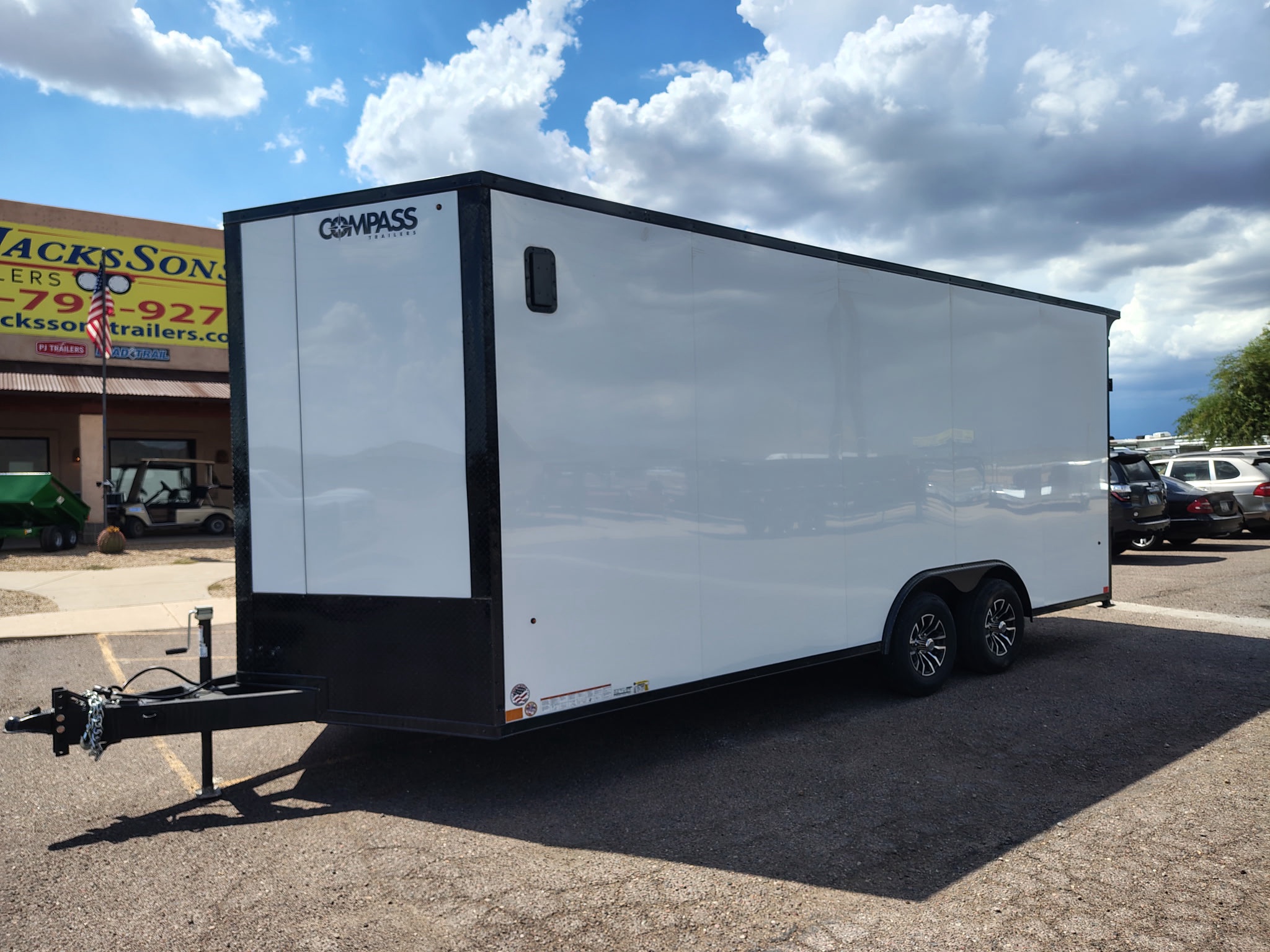 Compass 8.5'x20' Enclosed Cargo Trailer w/ Rear Ramp Door