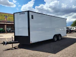 Compass 20x8.5 Jasper SE Car Hauler, 10K GVWR, Ramp Door, A/C, White Wall / Ceiling, RTP Floor Stock #CMP2956 - Thumbnail 9