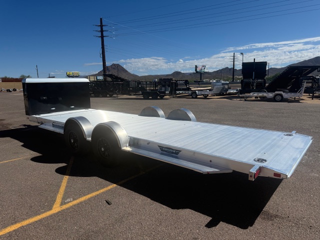 Aluma 20x82 All Aluminum, 10K GVWR, Tandem Axle, XL Tilt w/ Cargo Box (8220H-XL-TILT-TA-EL-RTD) - Stock #ALU338 - Image 6 of 10