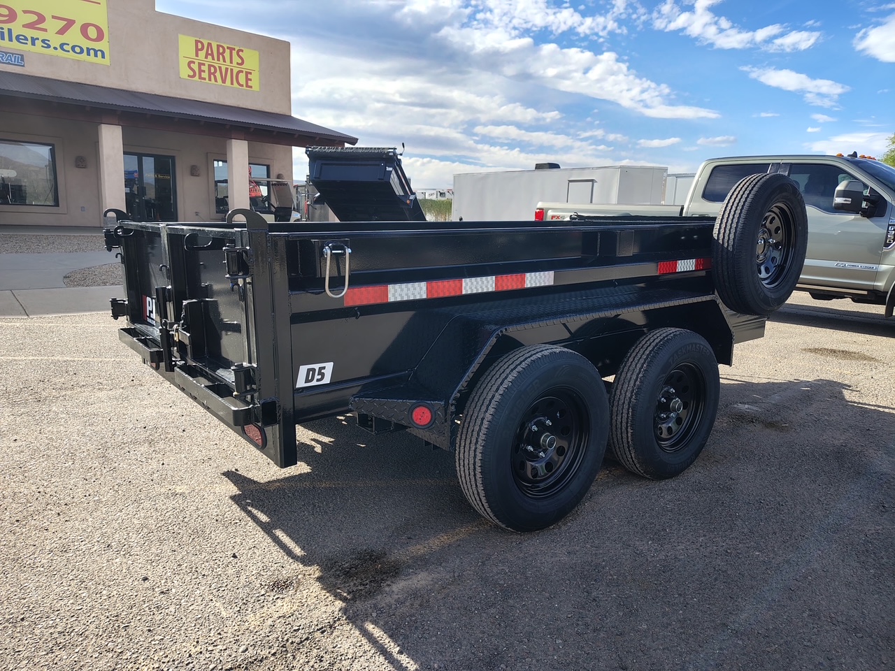 P.J. Trailers 10X60 Utility Dump, Tandem Axle, 7K GVWR - Stock #PJD1671 - Image 2 of 9