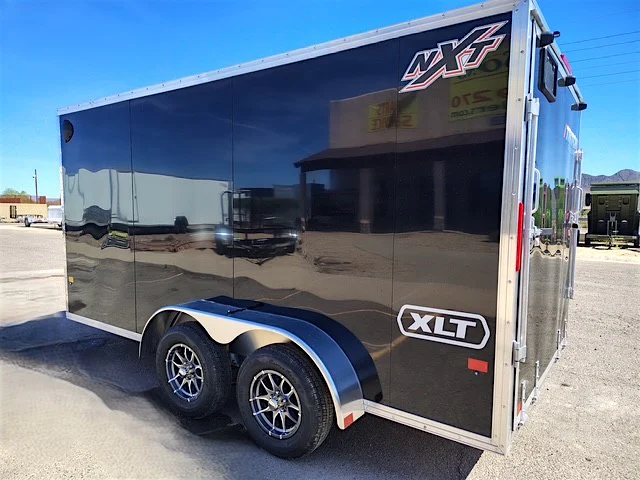 Alcom 14x7 All Aluminum XLTP Enclosed, 7K GVWR, Limited Edition, Ramp Door - Stock #ALC258 - Image 6 of 11 Alcom 14x7 All Aluminum XLTP Enclosed, 7K GVWR, Limited Edition, Ramp Door - Stock #ALC258 - Image 6 of 11