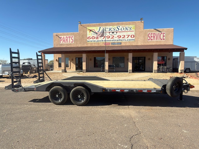 Norstar 20x102 Ironbull Tandem Axle, Drive Over Fenders, Stand Up Ramps, 14K GVWR - Stock #NS390 - Image 1 of 9
