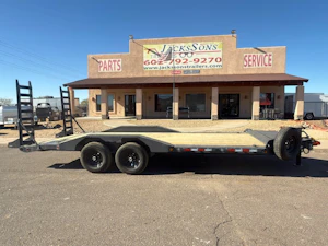 Norstar 20x102 Ironbull Tandem Axle, Drive Over Fenders, Stand Up Ramps, 14K GVWR