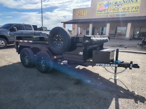 P.J. Trailers 10X60 Utility Dump, Tandem Axle, 7K GVWR
