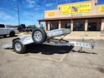 Aluma 12x77 All Aluminum, 3K GVWR, Heavy Tilt Single Axle (7712H-TILT-S) Stock #ALU394 - Thumbnail 1