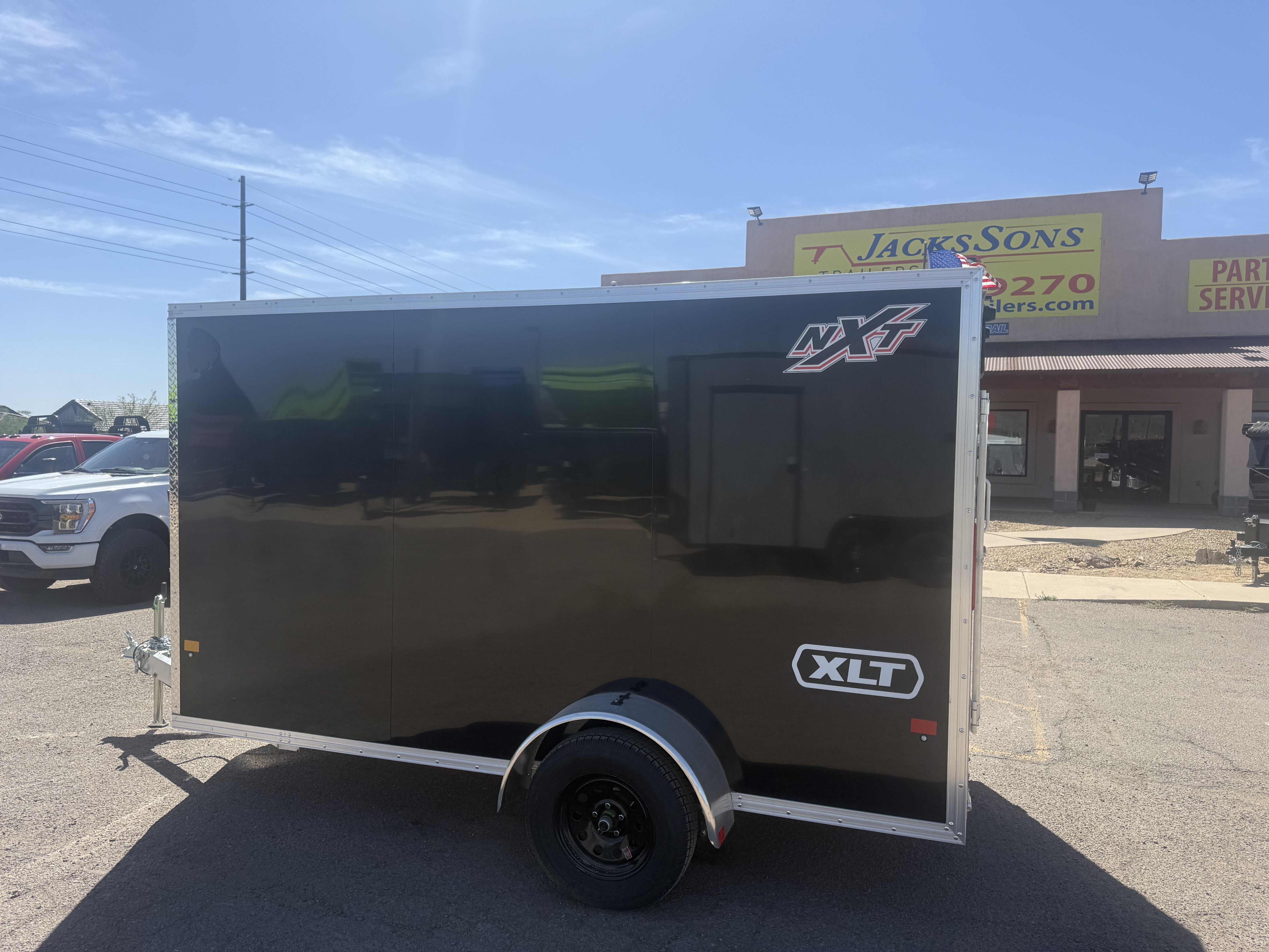 Alcom 12x6 All Aluminum NXT Enclosed, 3K GVWR, Limited Edition, Ramp Door - Stock #ALC223 - Image 1 of 8
