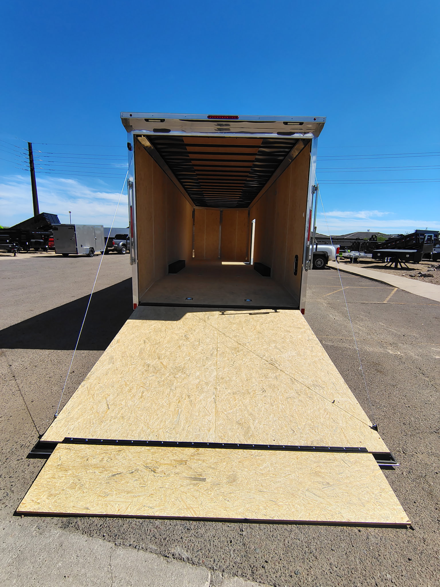 Compass 28x8.5 Element SE Car Hauler, 14K GVWR,  6" Additional Height, Ramp Door - Stock #CMP2867 - Image 1 of 6
