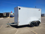 Alcom 12x6 All Aluminum XLT-P Enclosed, 7K GVWR, Ramp Door Stock #ALC248 - Thumbnail 4