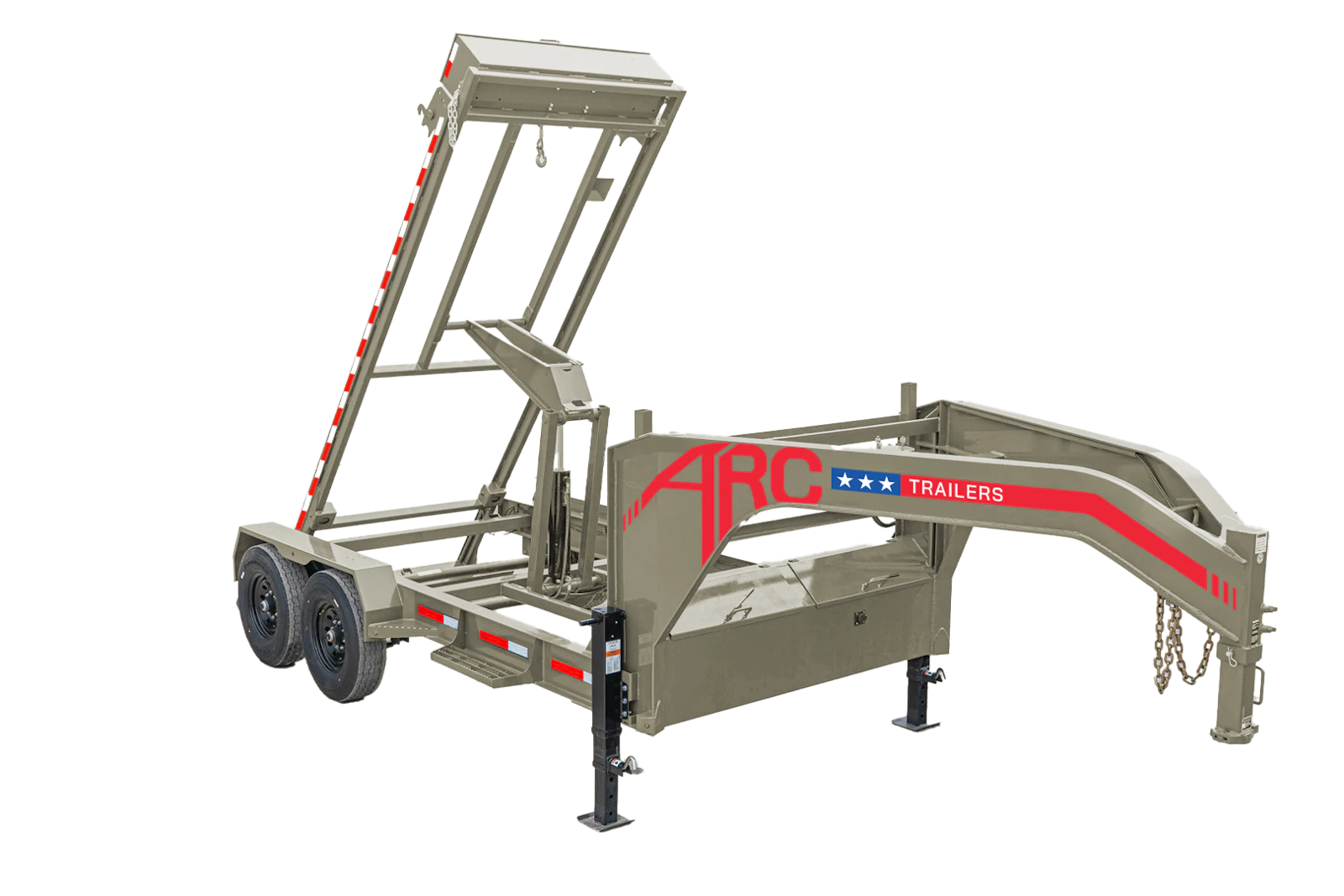 A-GRD — 14K Gooseneck Roll Off Dump Trailer - Image 5