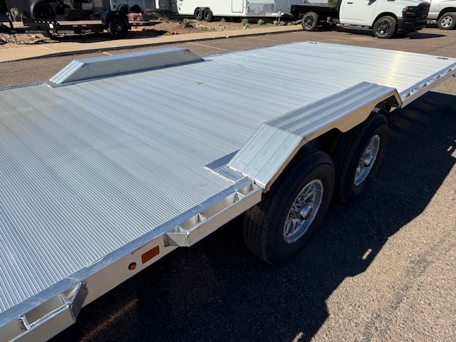 Aluma 28x102" All Aluminum Wide Body, 10K GVWR, Heavy Tandem Axle, Drive-Over-Fenders (WB28H-TA-EL-DOF-R-RR-RTD) - Stock #ALU362 - Image 2 of 12