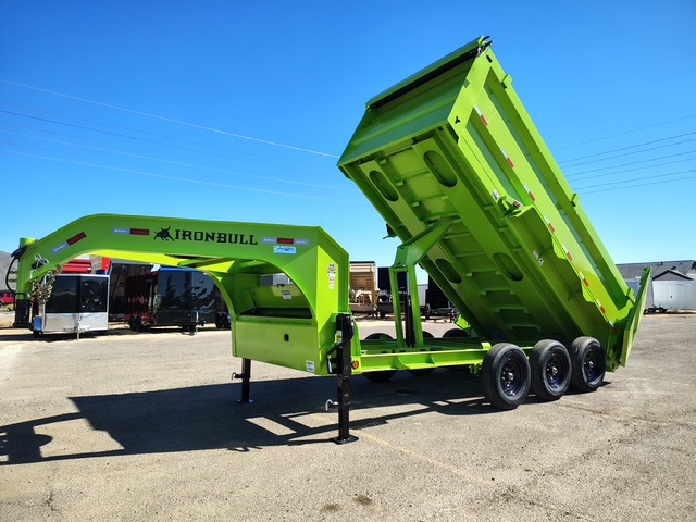 Norstar 16x83 IronBull Gooseneck, Triple Axle Dump, 21K GVWR, 48" Sides - Stock #NST1405 - Image 2 of 14
