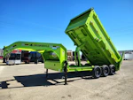 Norstar 16x83 IronBull Gooseneck, Triple Axle Dump, 21K GVWR, 48" Sides Stock #NST1405 - Thumbnail 2