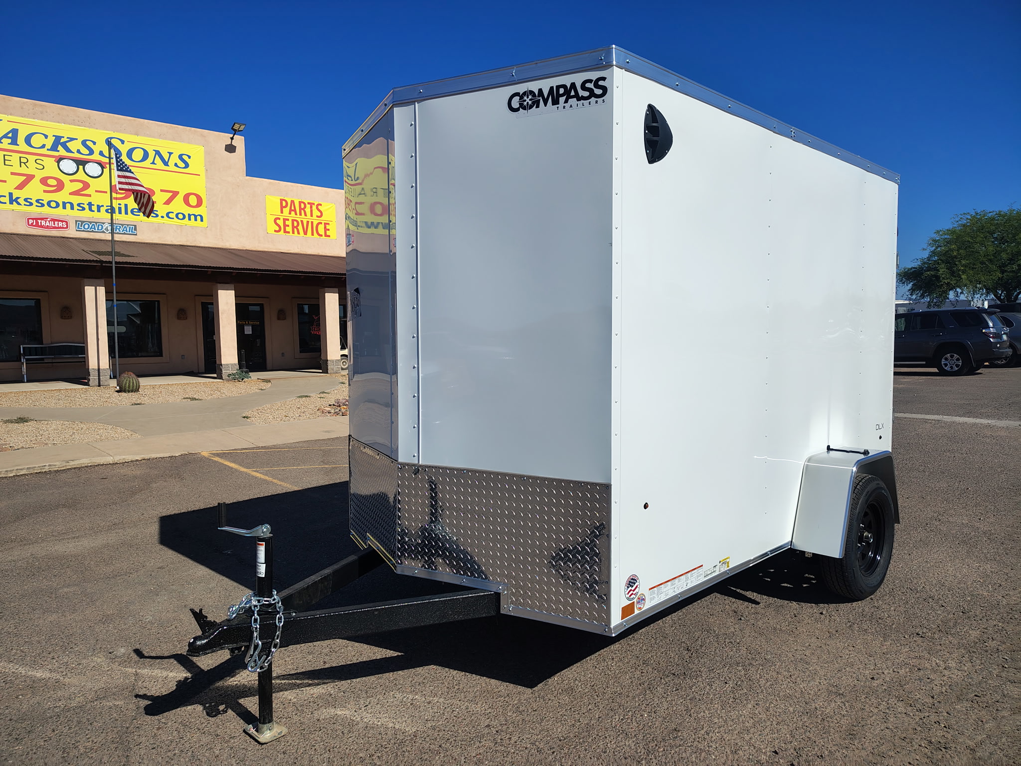 Compass 10x6 Indigo DLX, 3K GVWR, Ramp Door - Stock #CMP2889 - Image 1 of 7