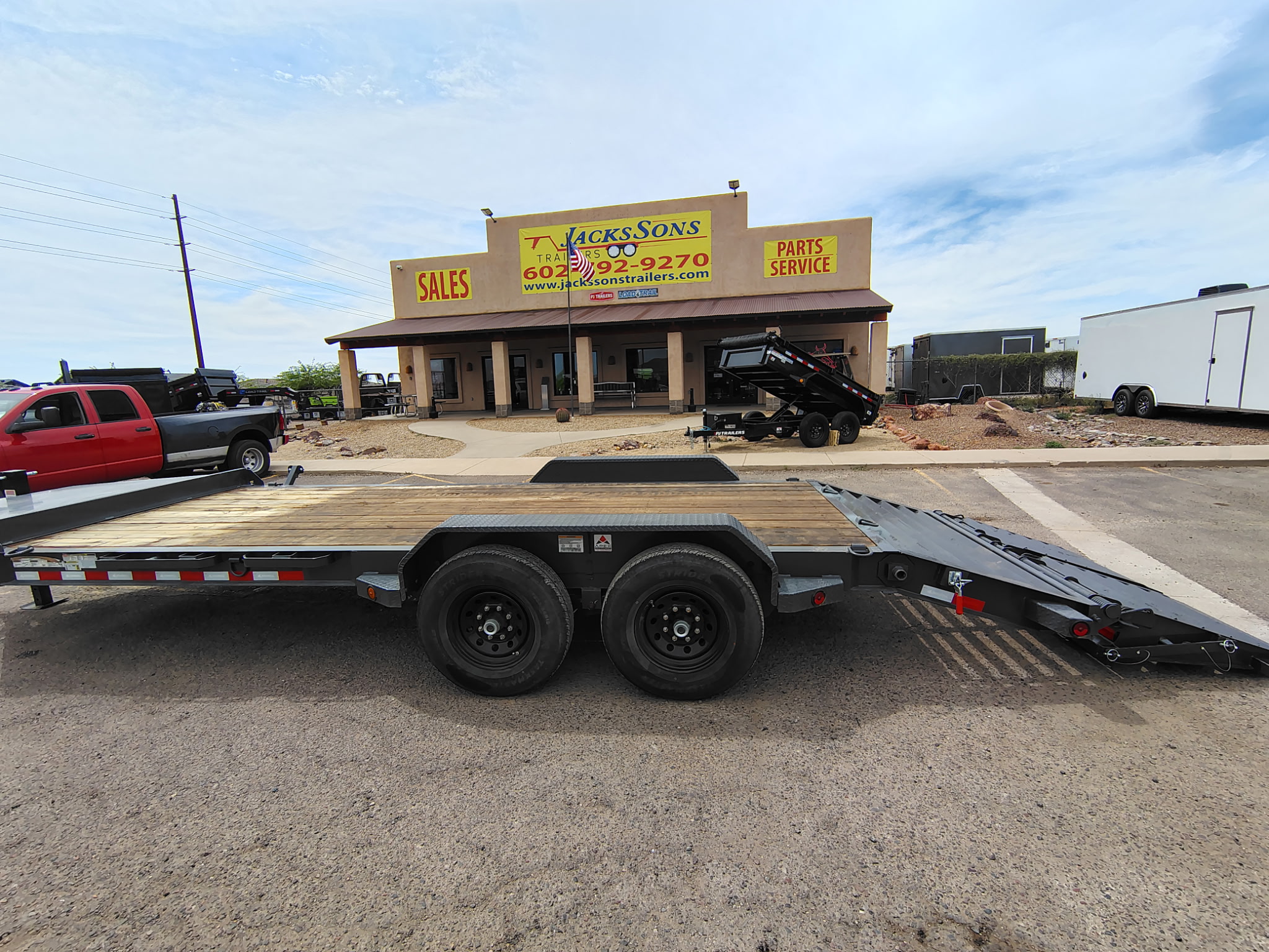 IRONBULL 20x83 IronBull, Tandem Axle, 14K GVWR, Rampage Ramps - Stock #USD2091 - Image 4 of 9