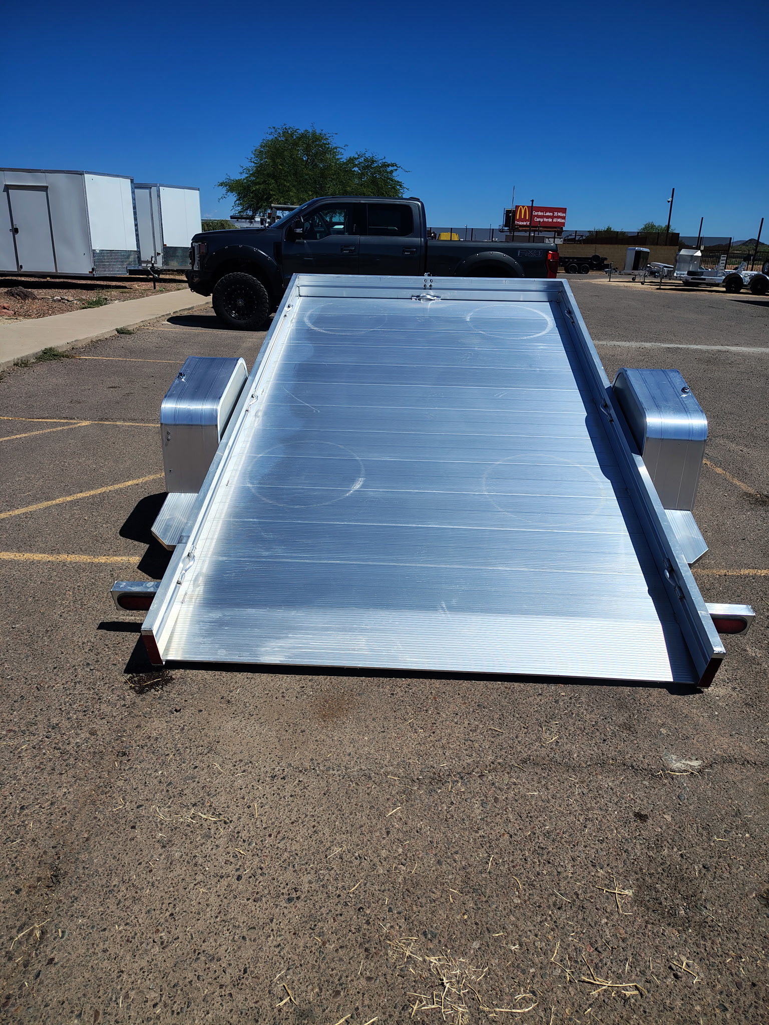 Aluma 10x68 All Aluminum, 3K GVWR, Single Axle, Tilt (6810H-TILT-S-EL) - Stock #ALU366 - Image 4 of 4