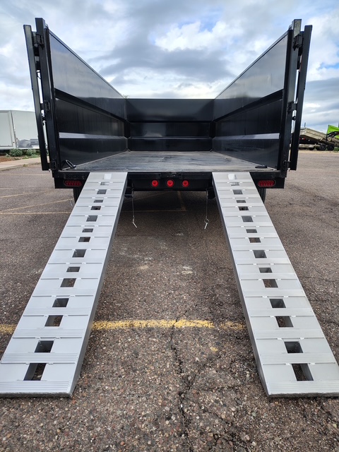 Norstar 16x83 IronBull Gooseneck, Tandem Axle, 16K GVWR, 48" Sides, Telescopic Cylinder - Stock #NST1342 - Image 4 of 12
