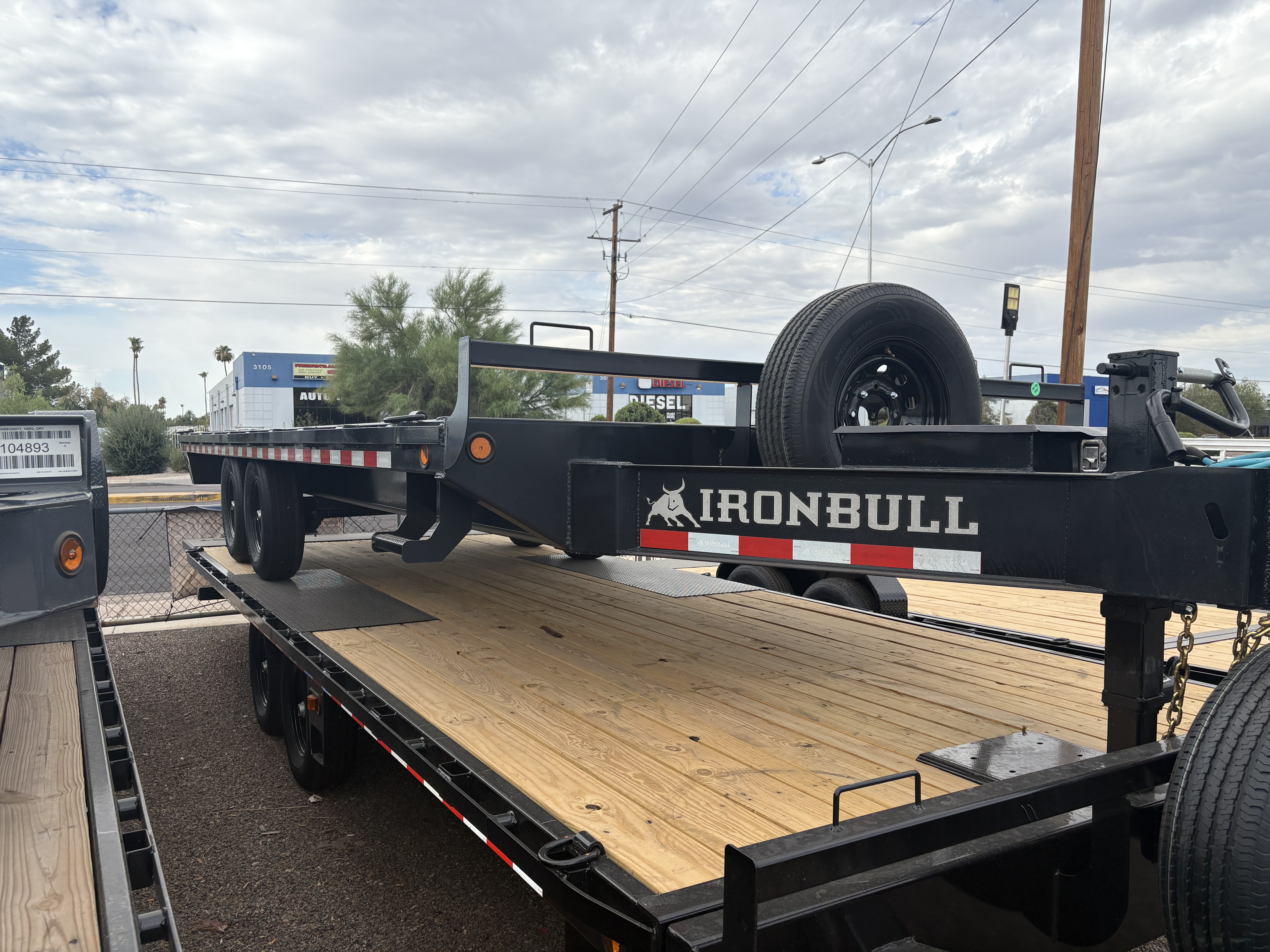 Norstar 20x102 IronBull, Tandem Axle, 14K GVWR, Deckover, Slide In Ramps - Stock #NS586 - Image 5 of 5