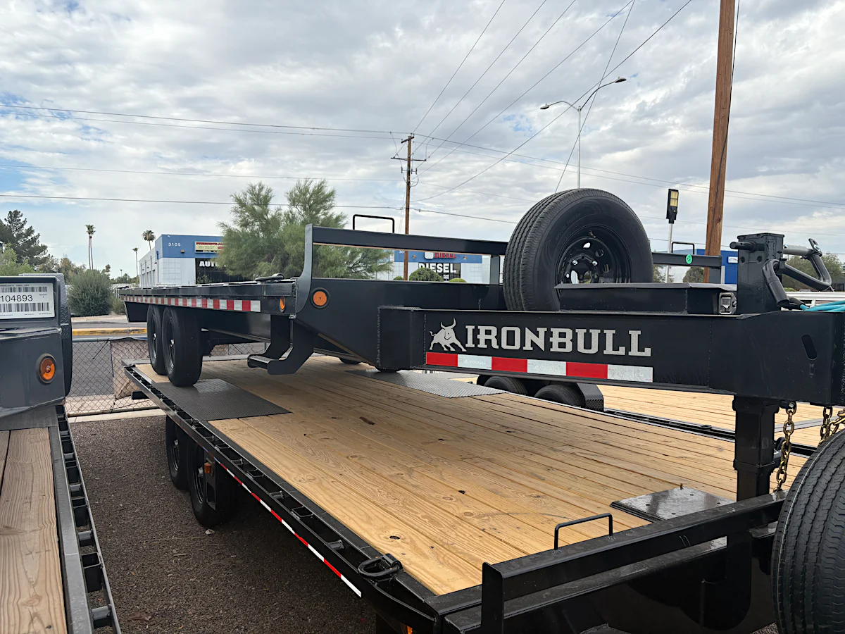 Norstar 20x102 IronBull, Tandem Axle, 14K GVWR, Deckover, Slide In Ramps - Stock #NS586 - Image 5 of 5 Norstar 20x102 IronBull, Tandem Axle, 14K GVWR, Deckover, Slide In Ramps - Stock #NS586 - Image 5 of 5