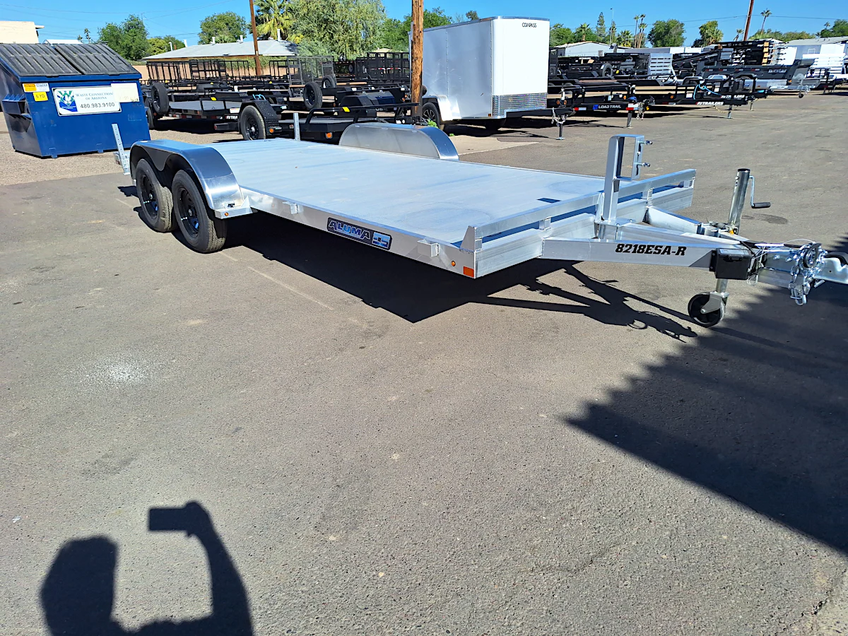 Aluma 18x82 All Aluminum, 7K GVWR, Tandem Axle - 8218ESA-TA-EL-R-RTD - Stock #ALU256 - Image 2 of 12 Aluma 18x82 All Aluminum, 7K GVWR, Tandem Axle - 8218ESA-TA-EL-R-RTD - Stock #ALU256 - Image 2 of 12