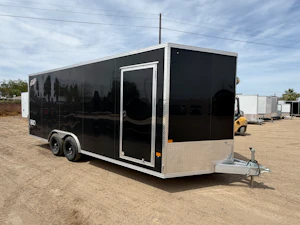 Alcom 20x8.5 All Aluminum XLT-P Car Hauler, 10K GVWR, Side Door, Ramp Door