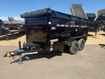 PJ Trailers 12x72 Tandem Axle, 10K GVWR, Dump, 48" Sides Stock #PJD1647 - Thumbnail 2