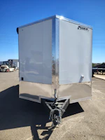 Pace American 16x8.5 Journey SE Flat Top Sloped V-Nose Car Hauler, 7K GVWR, Slider Window, AC/Heat, Jacknife Sofa, Insulated Walls/Ceiling, Drive Over Wheel Boxes, Rubber Flooring, Power Awning Stock #CMP2880 - Thumbnail 4