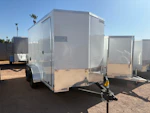 Compass 12x6 Indigo DLX, Flat Top V-Nose, 7K GVWR, Ramp Door Stock #CMP2882 - Thumbnail 2