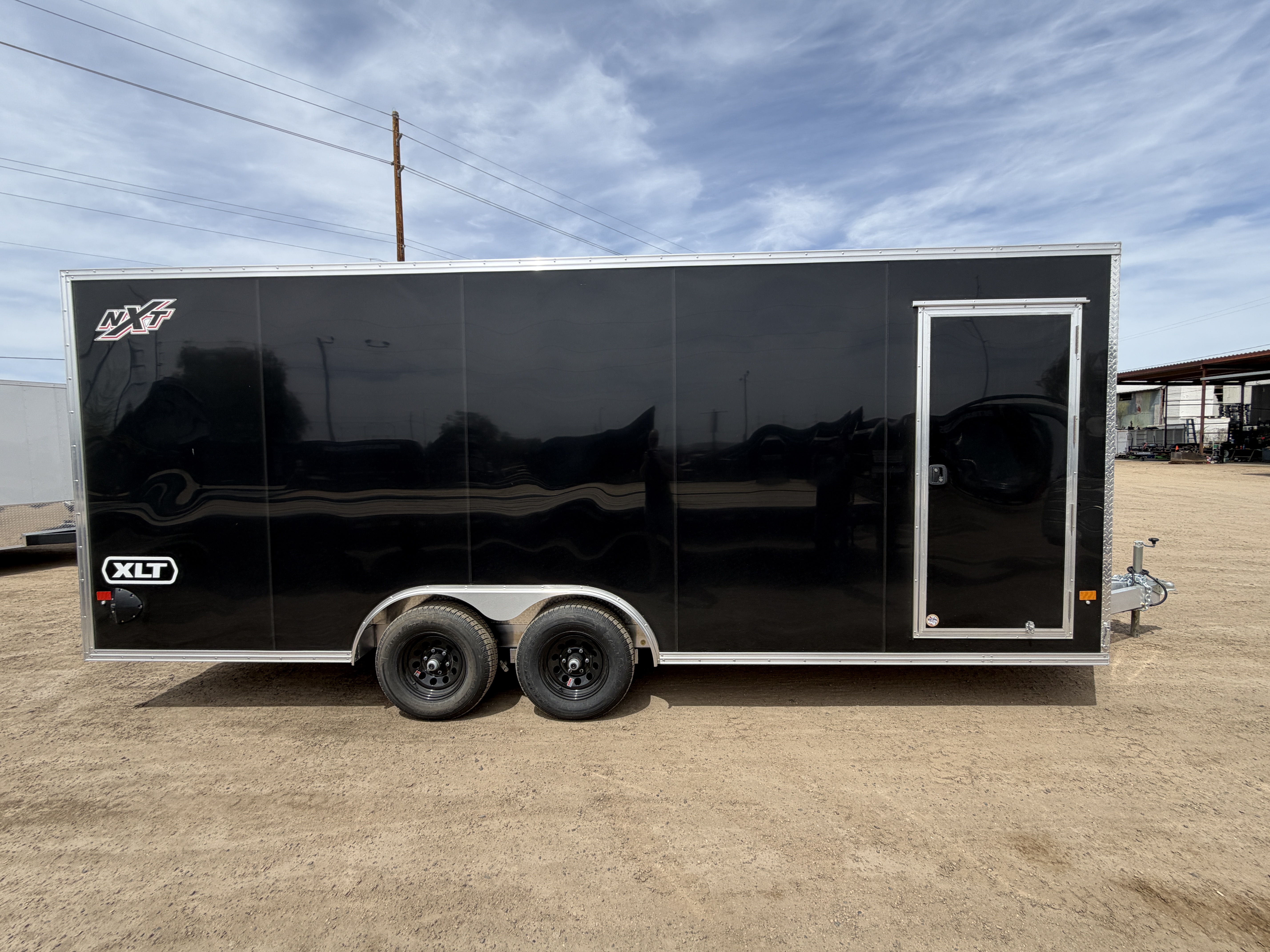 Alcom 20x8.5 All Aluminum XLT-P Car Hauler, 10K GVWR, Side Door, Ramp Door - Stock #ALC261 - Image 2 of 9