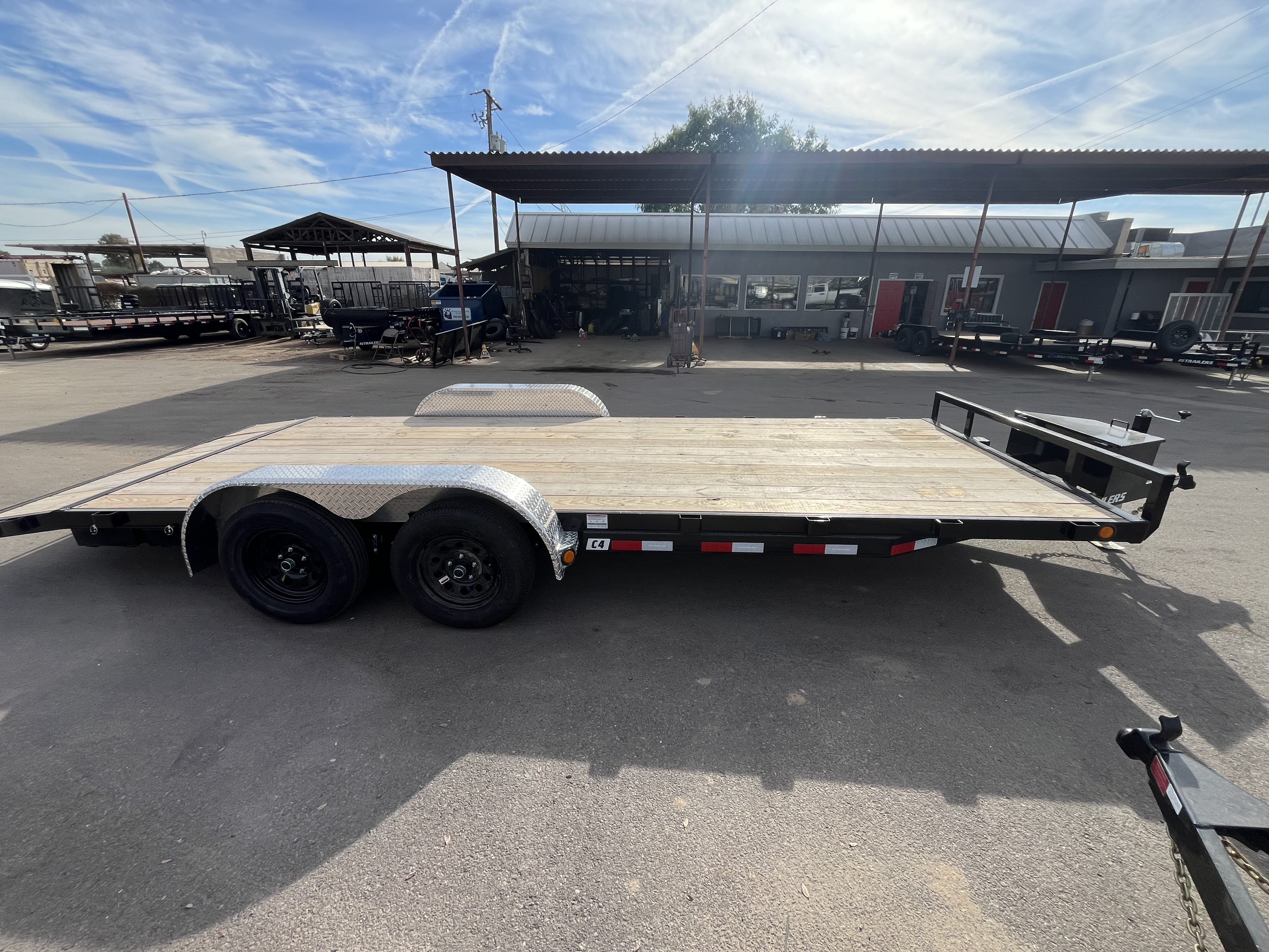 P.J. Trailers 20x83x4" Channel Tandem Axle, 7K GVWR, Carhauler - Stock #PPJ10993 - Image 9 of 10