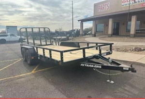 P.J. Trailers 16x77 Tandem Axle, 7K GVWR, Channel Utility