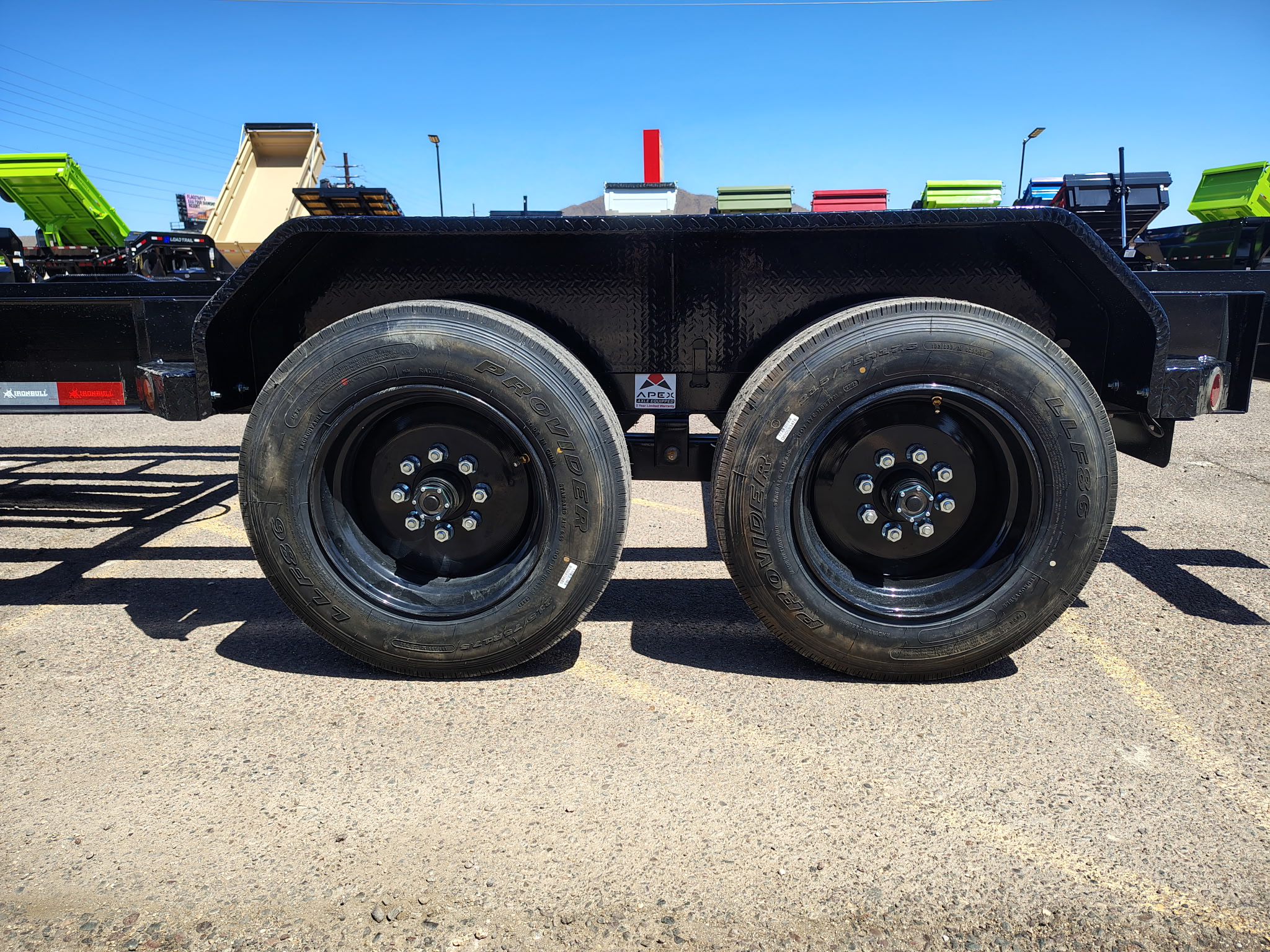 Norstar 16x83 Ironbull Gooseneck, Tandem Axle, Roll Off Chassis, 16K GVWR, 16 PLY - Stock #NST1440 - Image 12 of 12