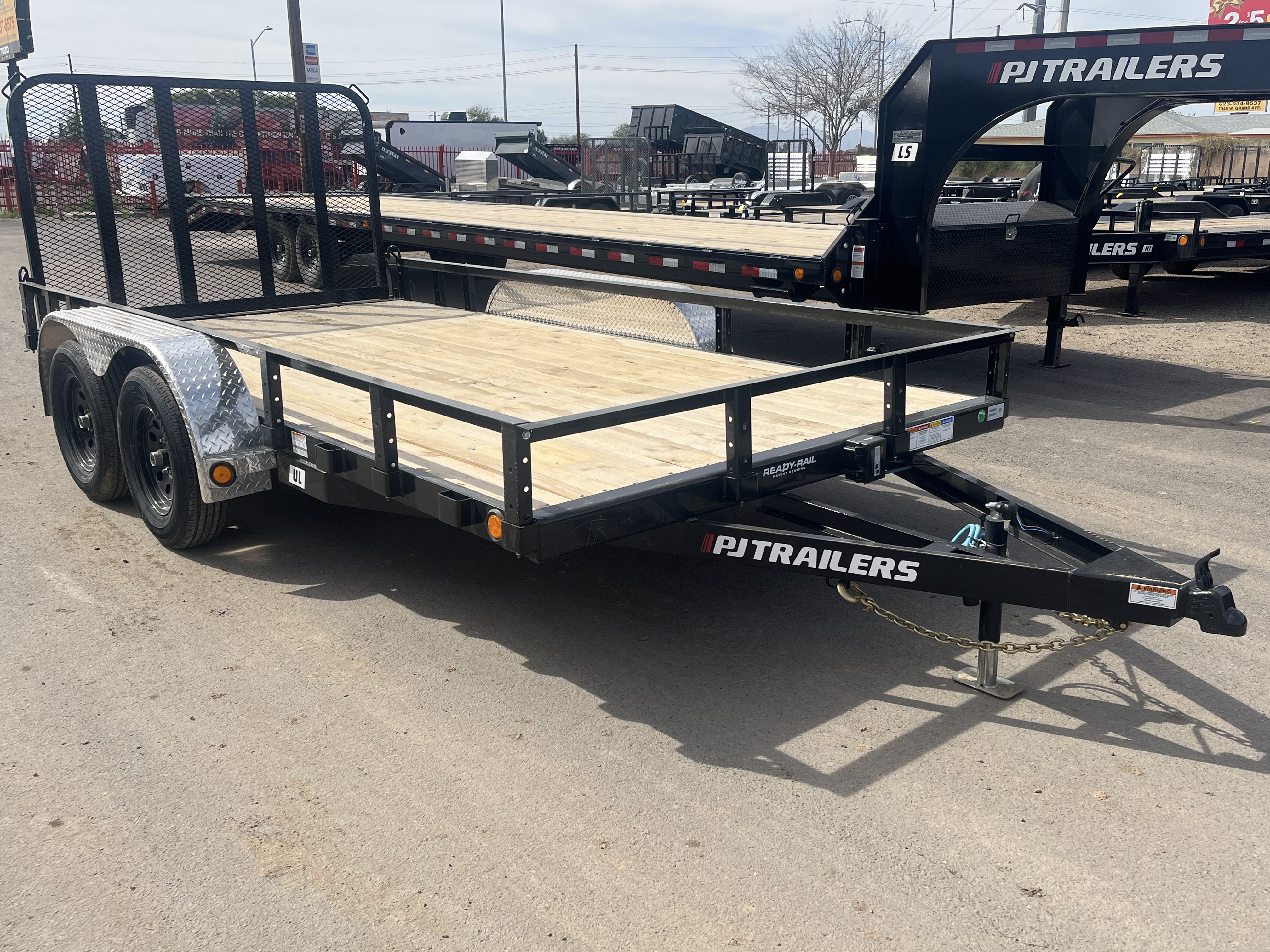 P.J. Trailers 14x83 Tandem Axle, 7K GVWR, Channel Utility - Stock #PPJ11097 - Image 1 of 8