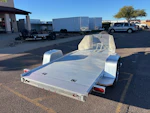 Aluma TK1 Single Axle Trike Hauler, 2K GVWR, Slide Out Ramp Stock #ALU387 - Thumbnail 3