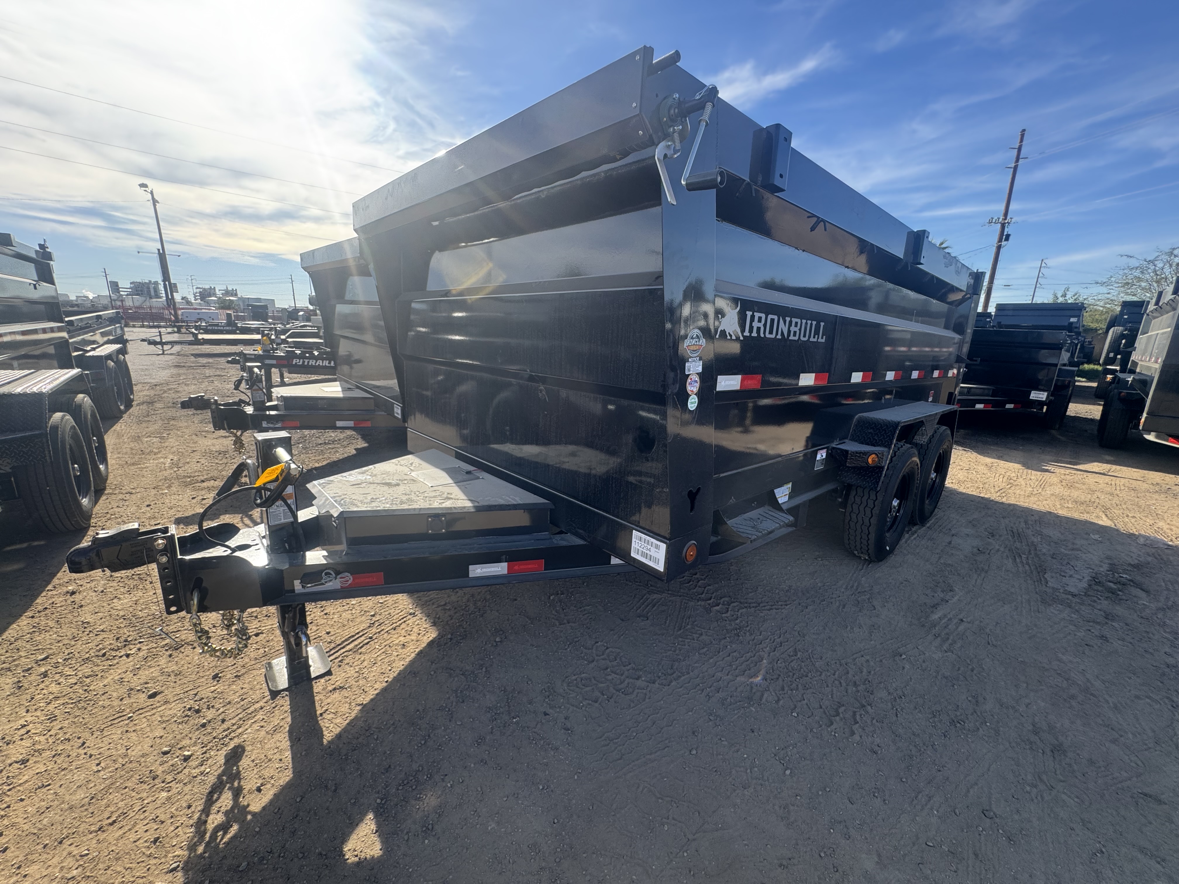 Norstar 14x83 IronBull Tandem Axle Dump, 15K GVWR, 48" Sides, Solar Charger, 14 Ply Tires - Stock #NST1399 - Image 1 of 20
