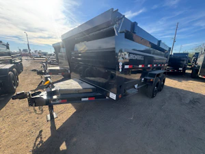 Norstar 14x83 IronBull Tandem Axle Dump, 15K GVWR, 48" Sides, Solar Charger, 14 Ply Tires