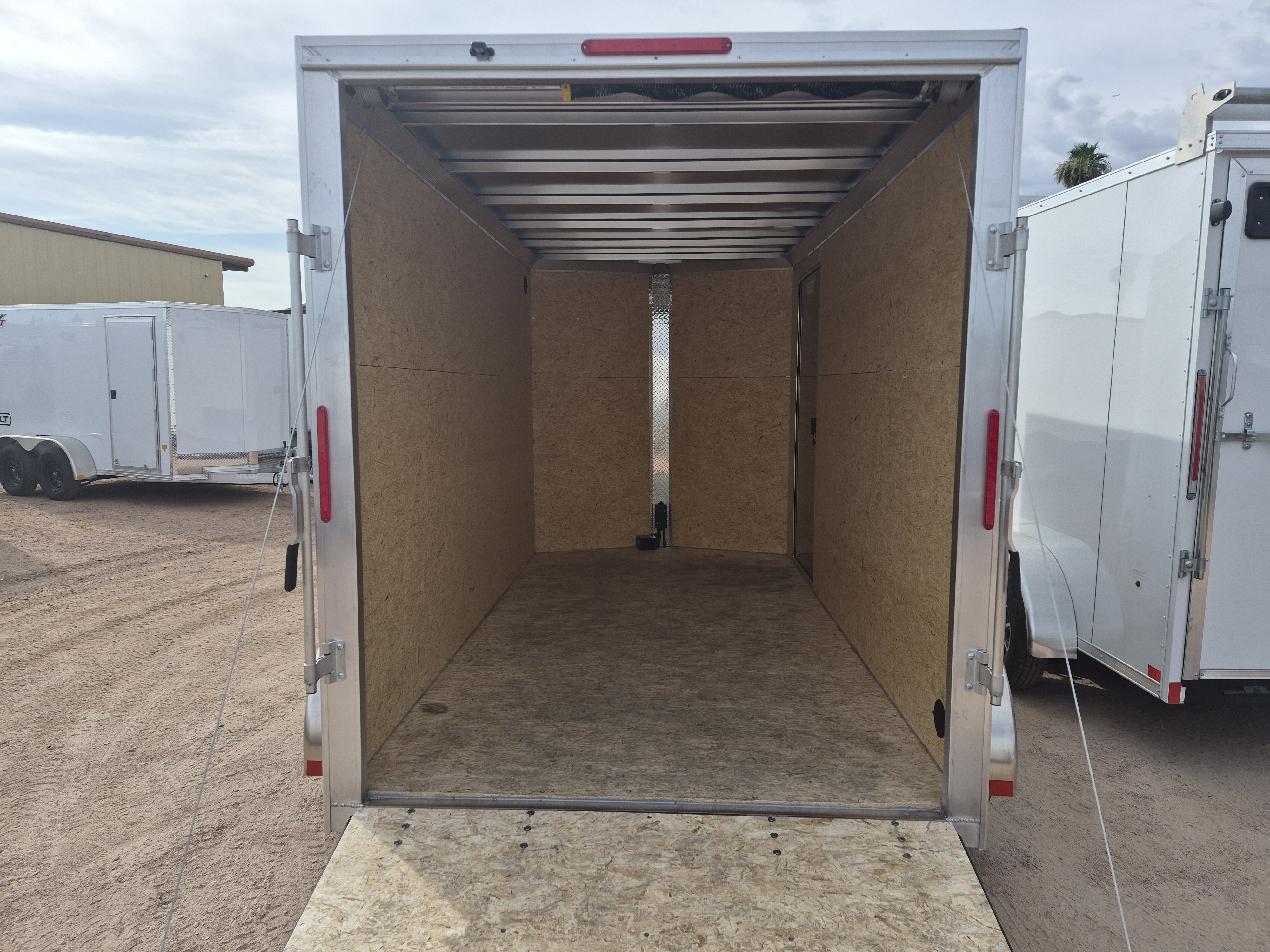 Alcom 12x6 All Aluminum XLT-P Enclosed, 7K GVWR, 72" Side Door, Ramp Door - Stock #ALC254 - Image 5 of 5