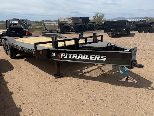 P.J. Trailers 20x102" Tandem Axle, Super-Wide, 22K GVWR, Hyd. Jacks - Stock #PPJ10564 - Image 1 of 7