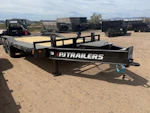 P.J. Trailers 20x102" Tandem Axle, Super-Wide, 22K GVWR, Hyd. Jacks Stock #PPJ10564 - Thumbnail 1