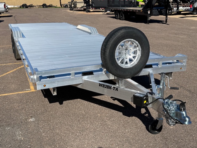 Aluma 28x102" All Aluminum Wide Body, 10K GVWR, Heavy Tandem Axle, Drive-Over-Fenders (WB28H-TA-EL-DOF-R-RR-RTD) - Stock #ALU272 - Image 5 of 14