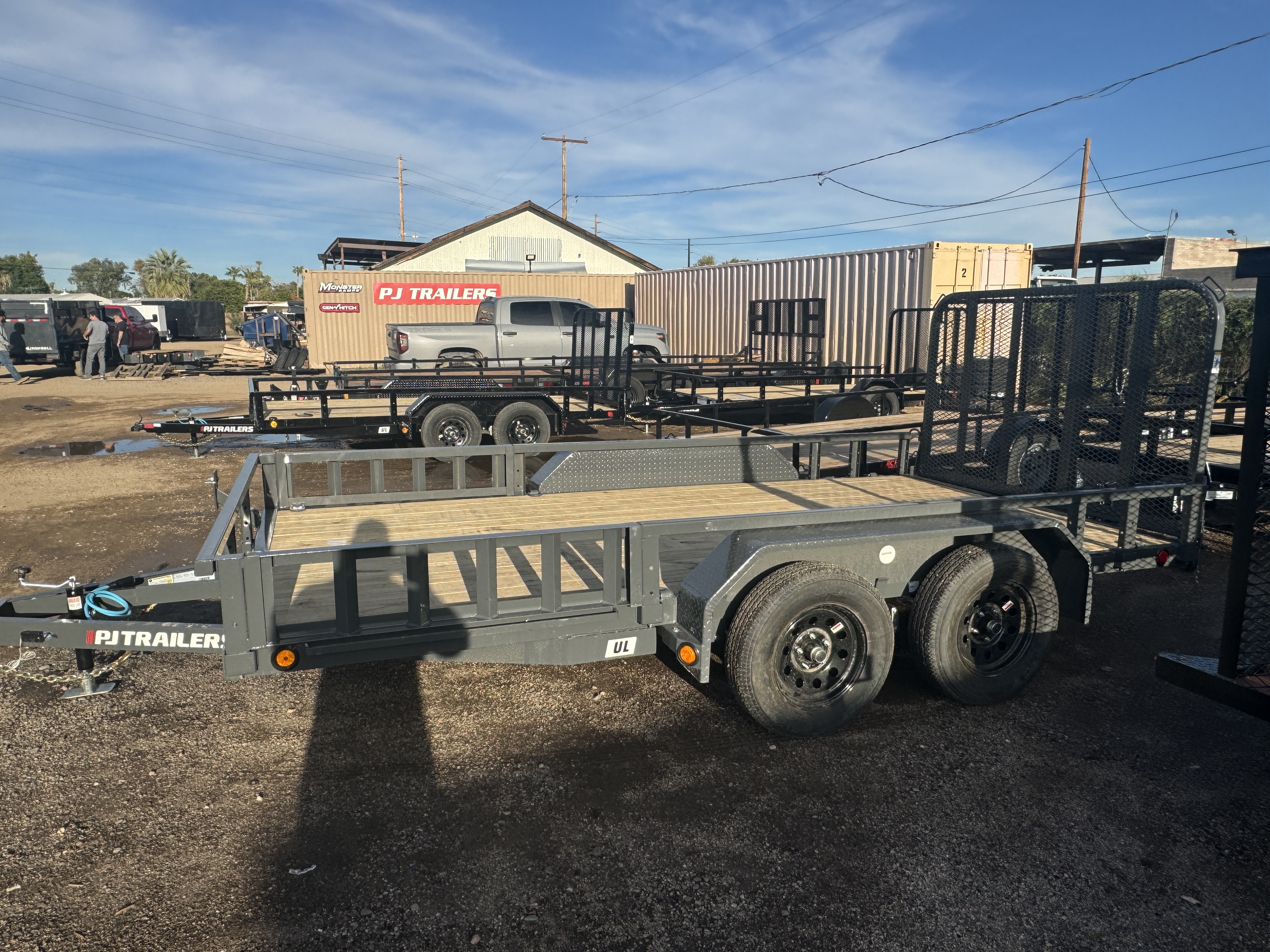 P.J. Trailers 14x83 Tandem Axle, 7K GVWR, Channel Utility, ATV - Stock #PPJ10945 - Image 2 of 5