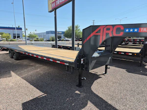 ARC Trailers 25'x102" 14K Gooseneck Flatbed Trailer w/ Ramps (GDS)
