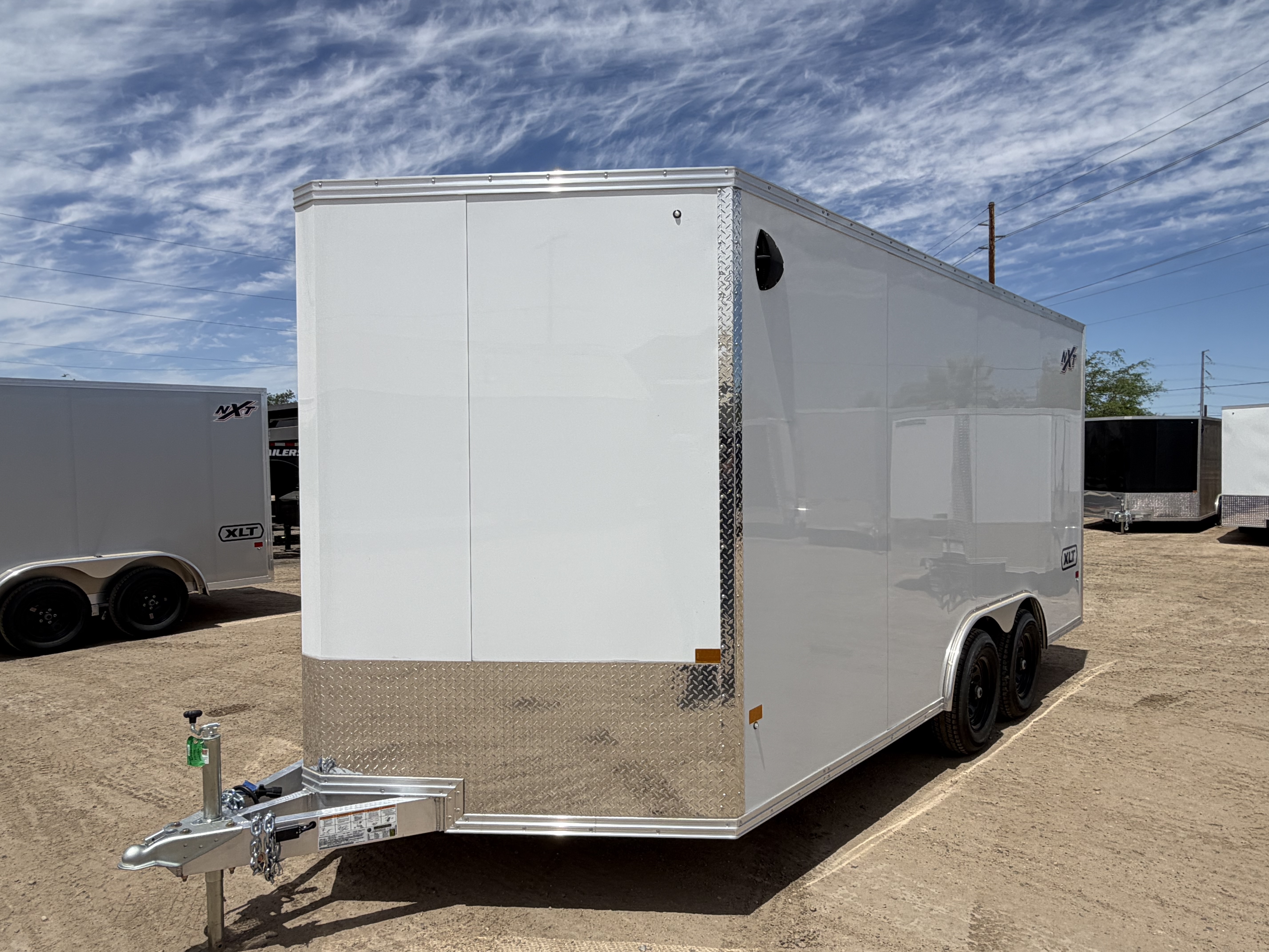 Alcom 16x8.5 All Aluminum XLTP2 Car Hauler, 10K GVWR, Side Door, Ramp Door - Stock #ALC267 - Image 5 of 8