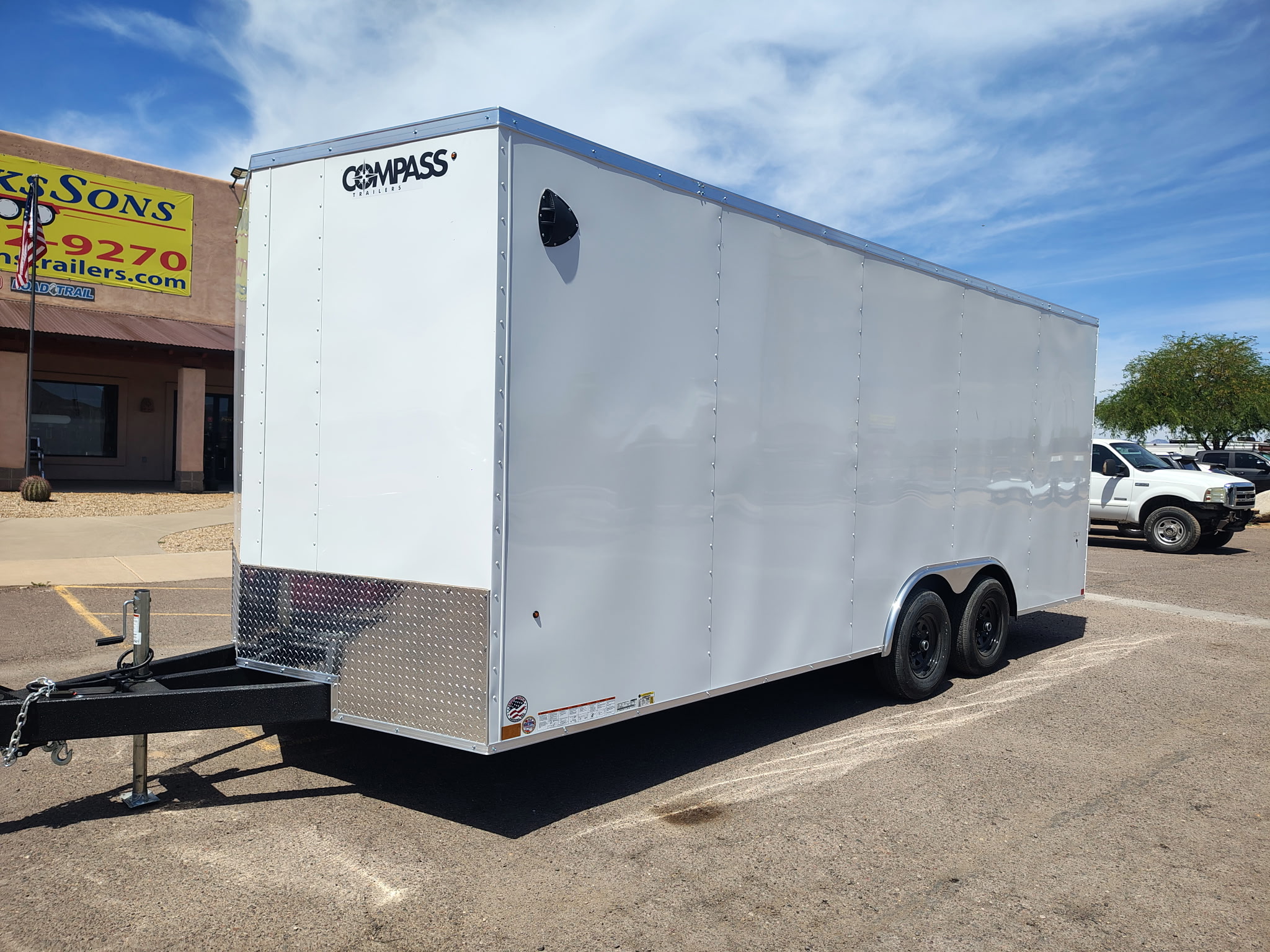 Compass 20x8.5 Indigo DLX, 10K GVWR, Ramp Door - Stock #CMP2847 - Image 1 of 6